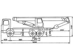 Hydrom Roman DST-161 wymiary pojazdu